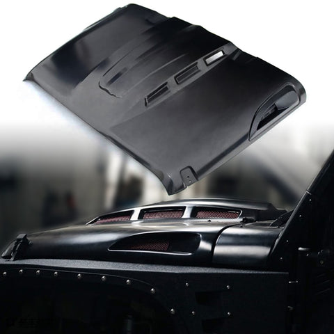 Avenger Series Heat Dispersion Steel Hood for 07-17 Jeep Wrangler JK