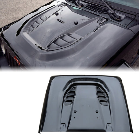 10th Anniversary Hard Rock Series Steel Hood for 07-17 Jeep Wrangler JK