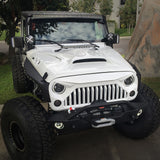 Beast Monster Fiberglass Hood with Scoop Vent Jeep Wrangler JK 2007-2018